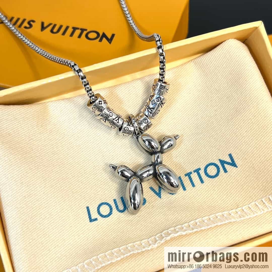 Louis Vuitton Louis Vuitton Green Medieval Collection Puppy Necklace
