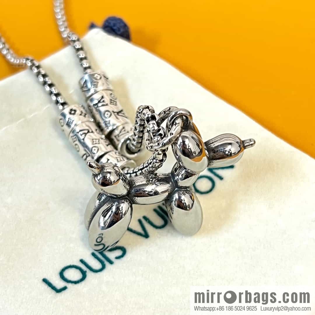 Louis Vuitton Louis Vuitton Green Medieval Collection Puppy Necklace