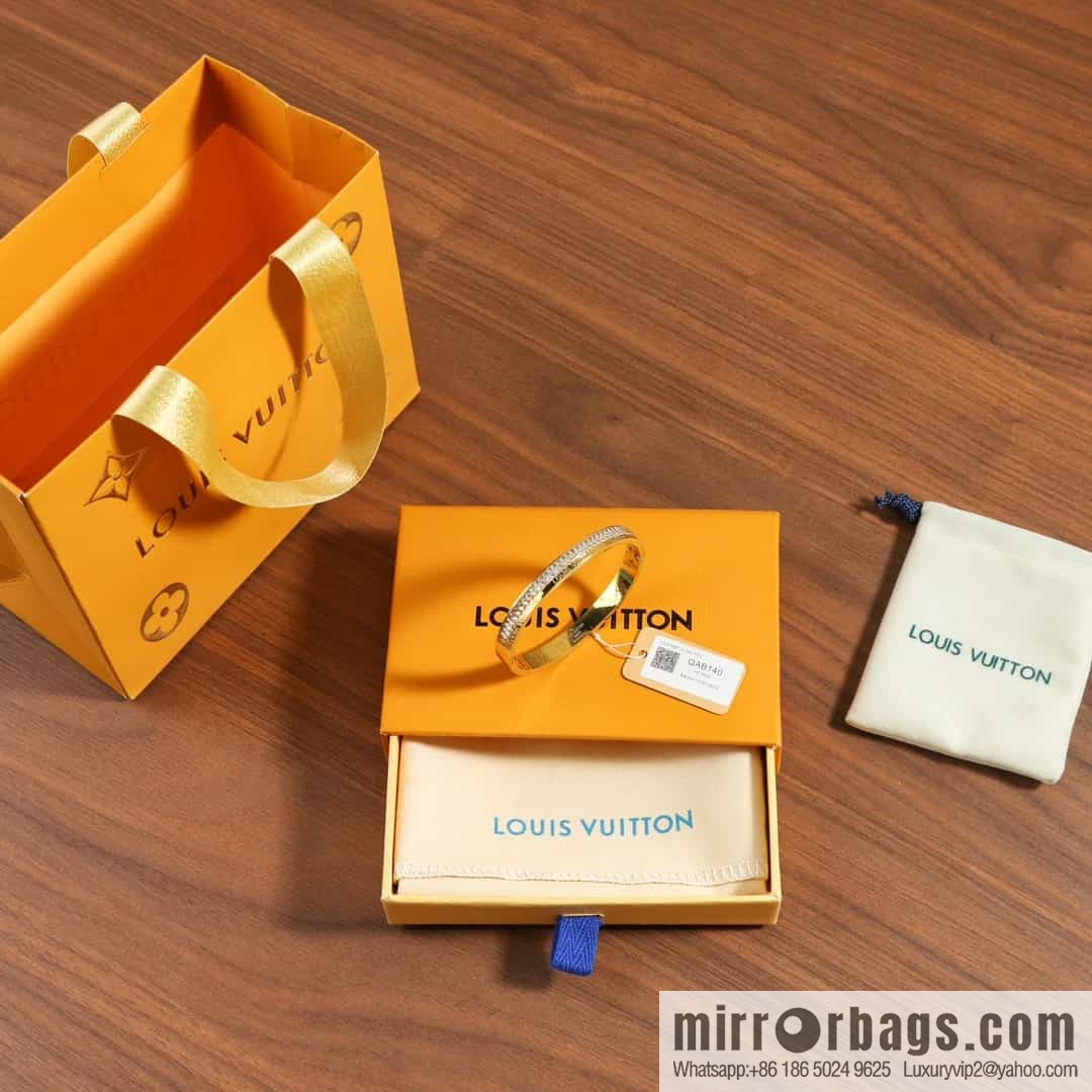 Louis Vuitton Medieval Gold Square Diamond Bracelet Bracelet