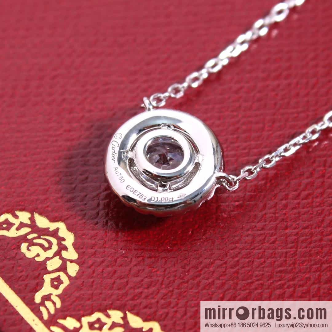 Cartier single diamond necklace