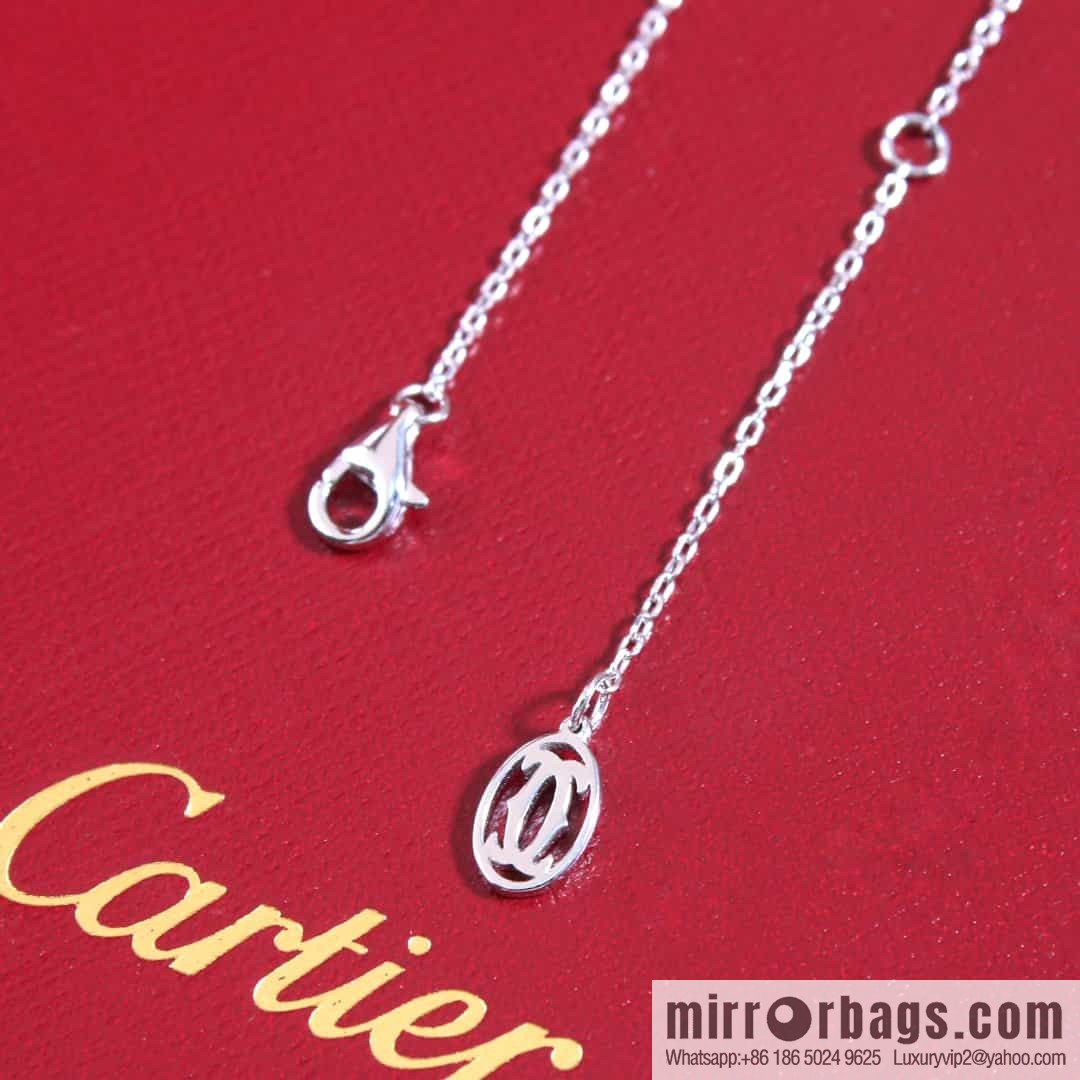 Cartier single diamond necklace