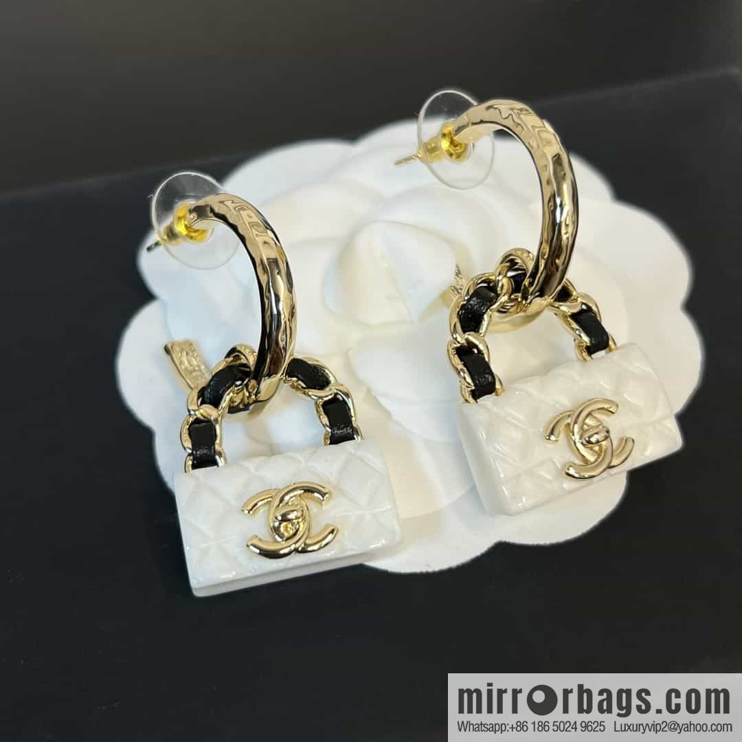 New ☑️ Chanel c2 double c lock bag stud earrings