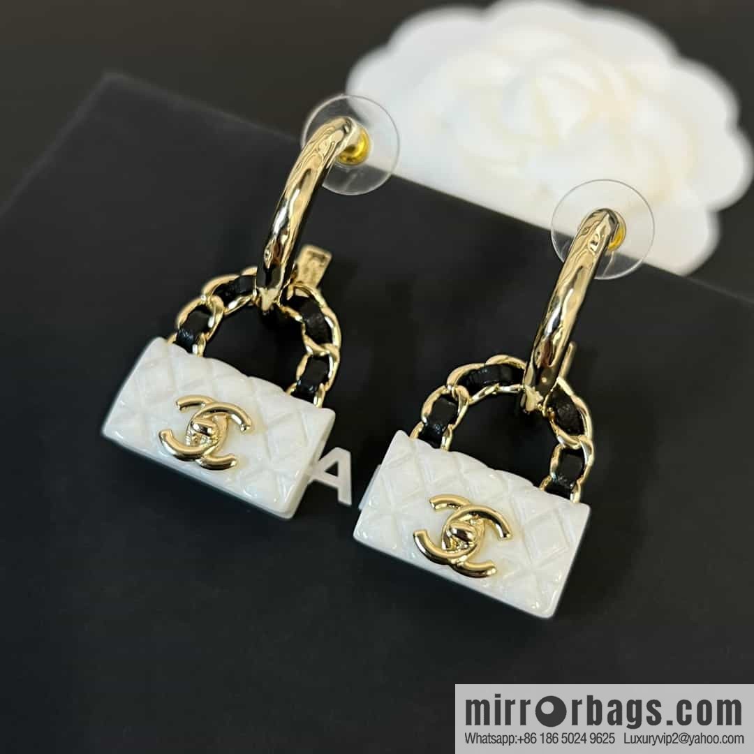 New ☑️ Chanel c2 double c lock bag stud earrings