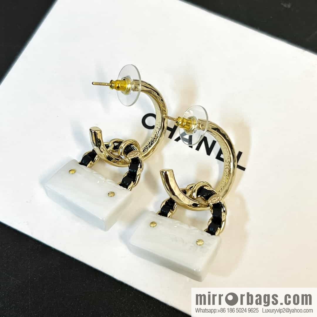 New ☑️ Chanel c2 double c lock bag stud earrings