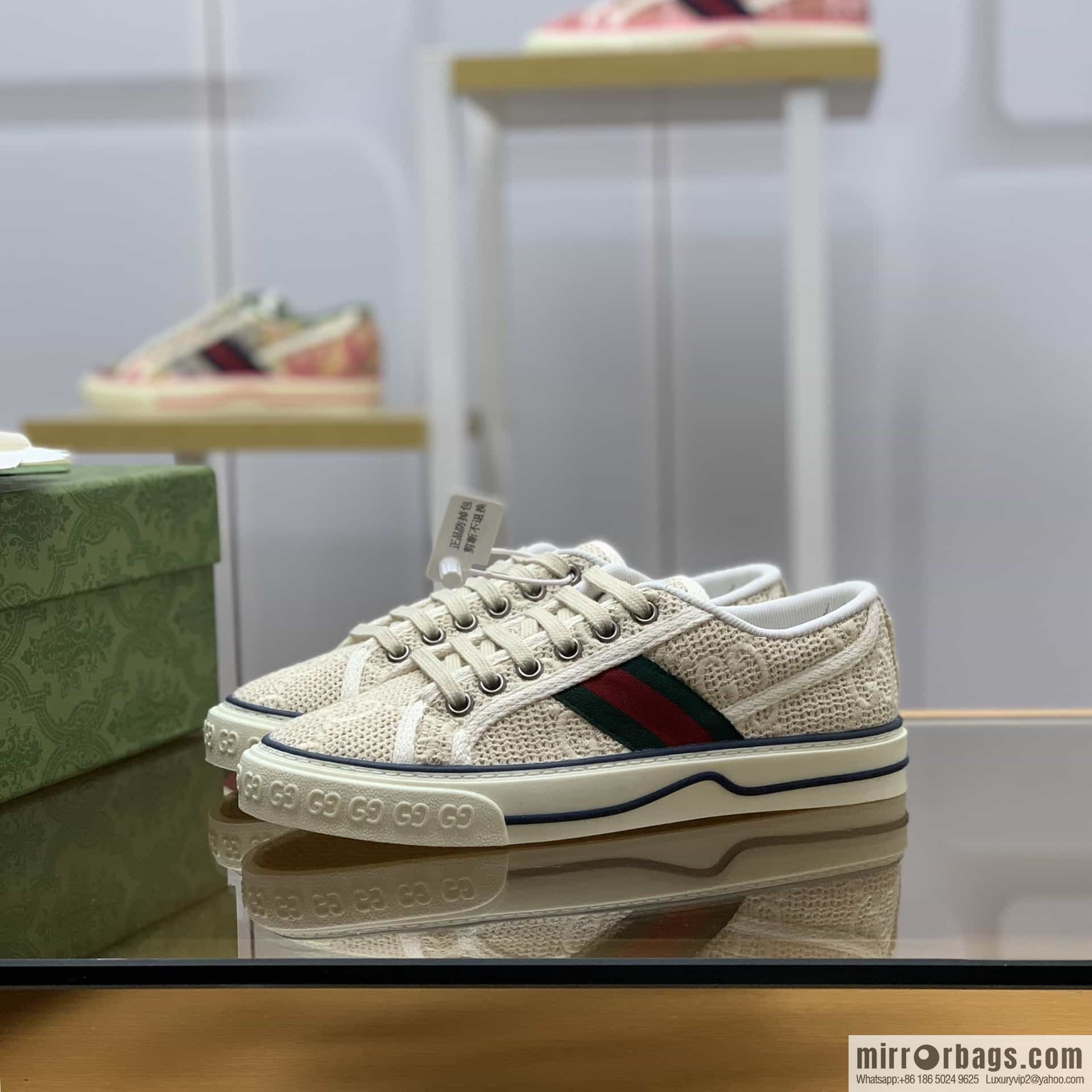 Gucci Gucci G Replica Luxury Handbag 1977 Unisex Canvas Shoes