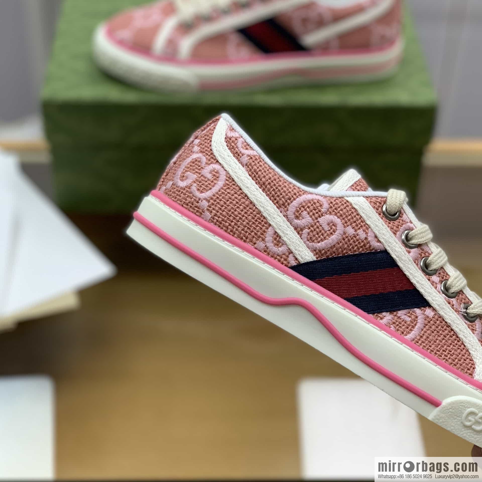 Gucci Gucci G Replica Luxury Handbag 1977 Women's Canvas Shoes