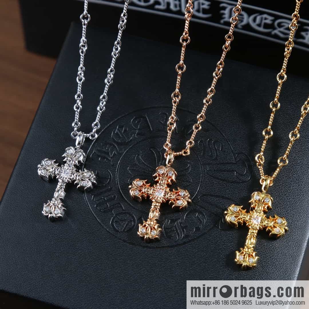 New Croxin Cross Flame Necklace