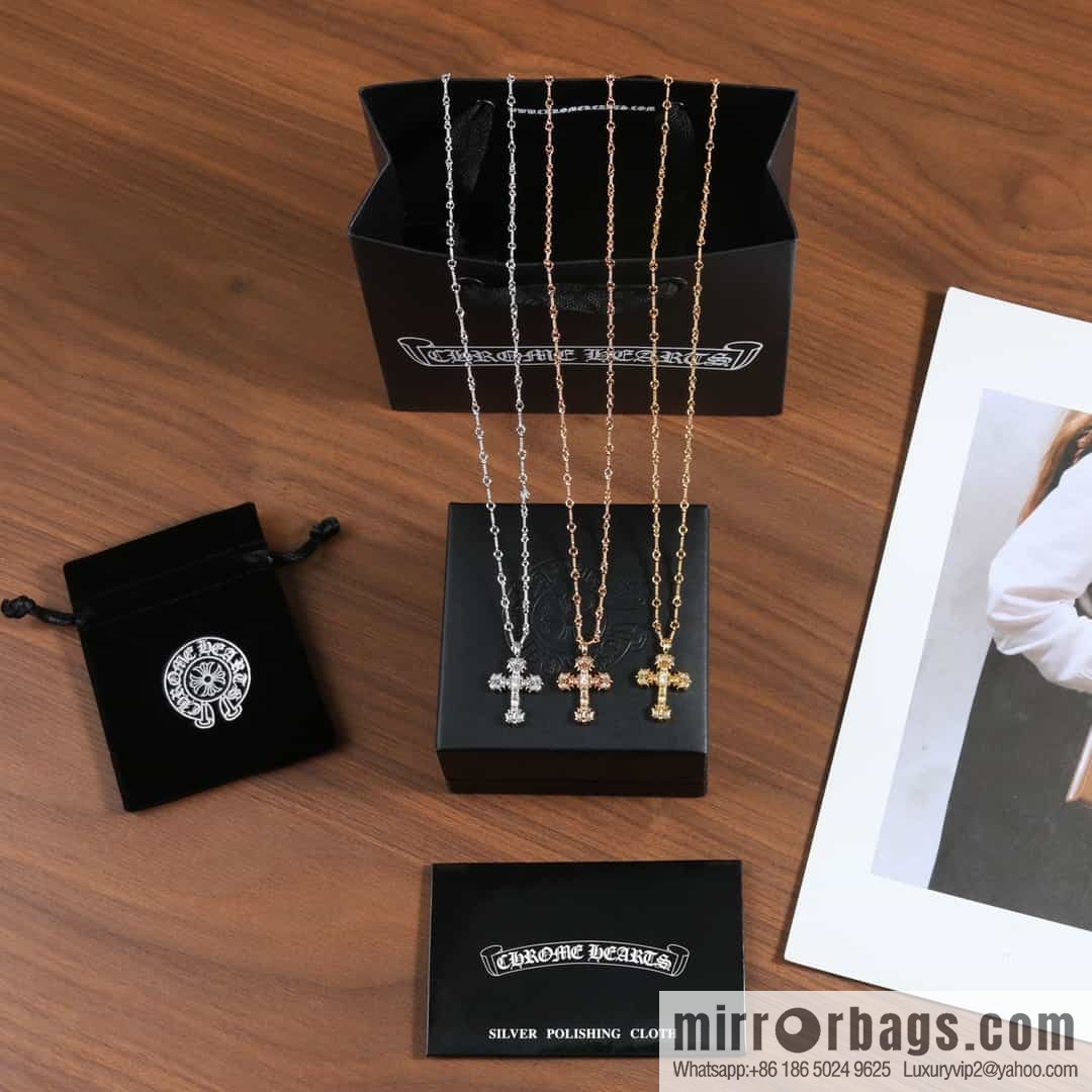 New Croxin Cross Flame Necklace