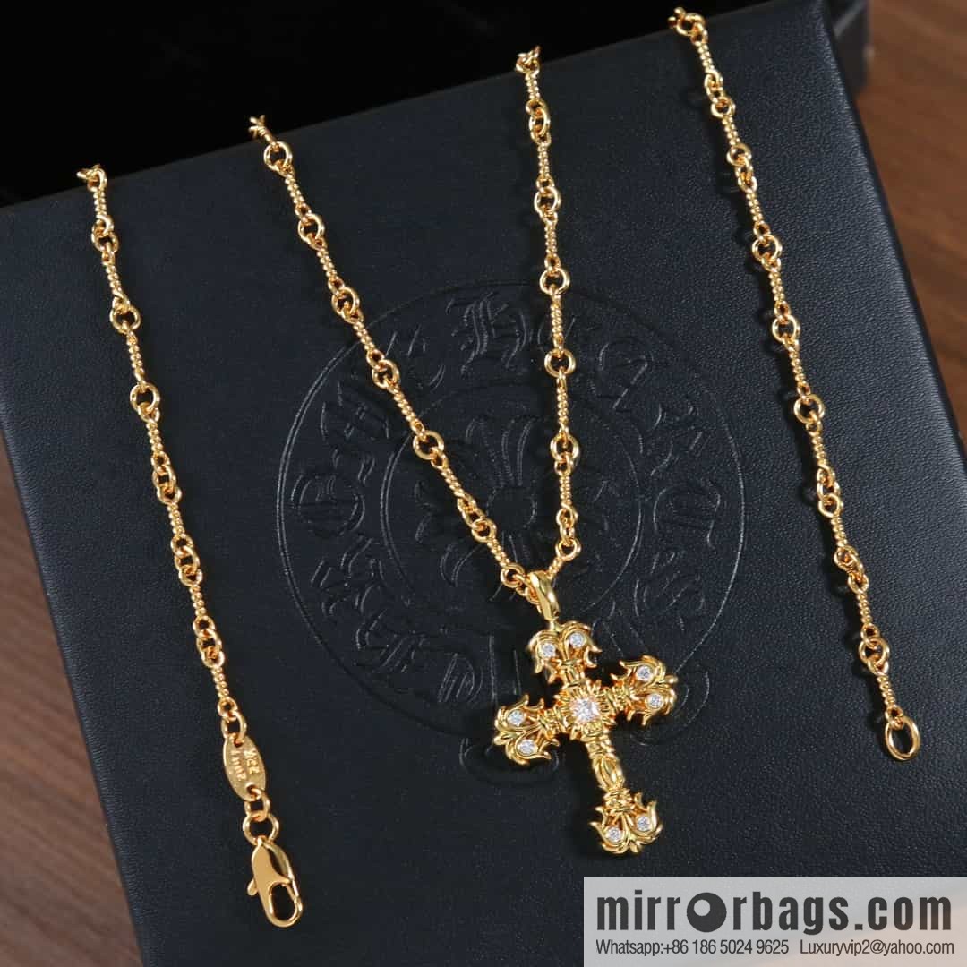 New Croxin Cross Flame Necklace
