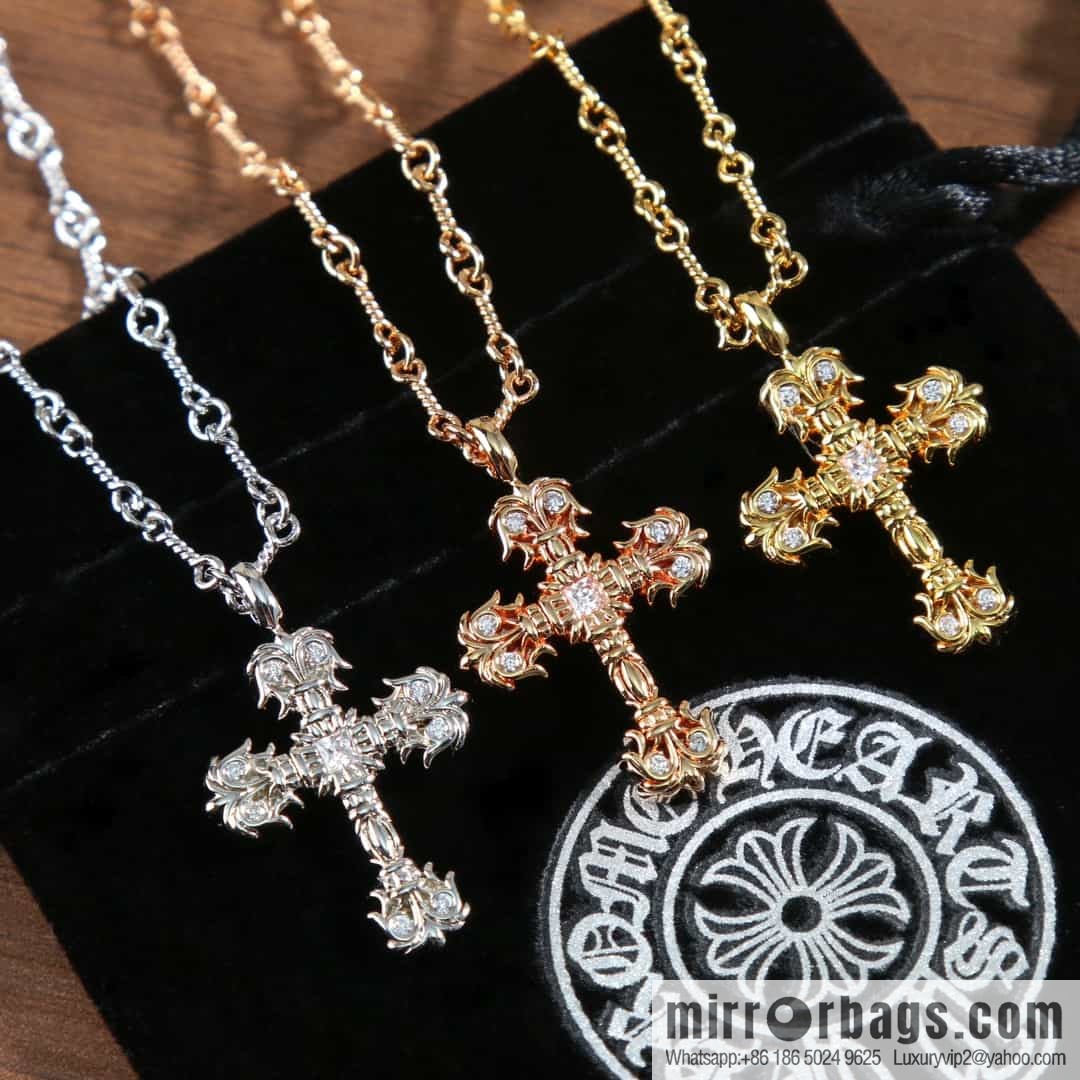 New Croxin Cross Flame Necklace