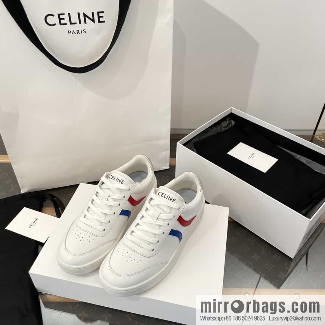 𝗖𝐄*𝐋𝗜𝗡𝗘 Sailin Leather low-top flat white shoes
