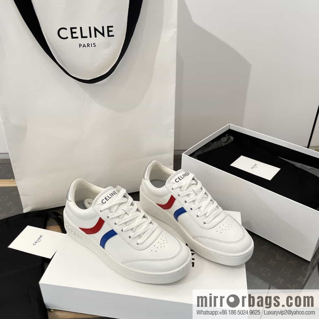 𝗖𝐄*𝐋𝗜𝗡𝗘 Sailin Leather low-top flat white shoes