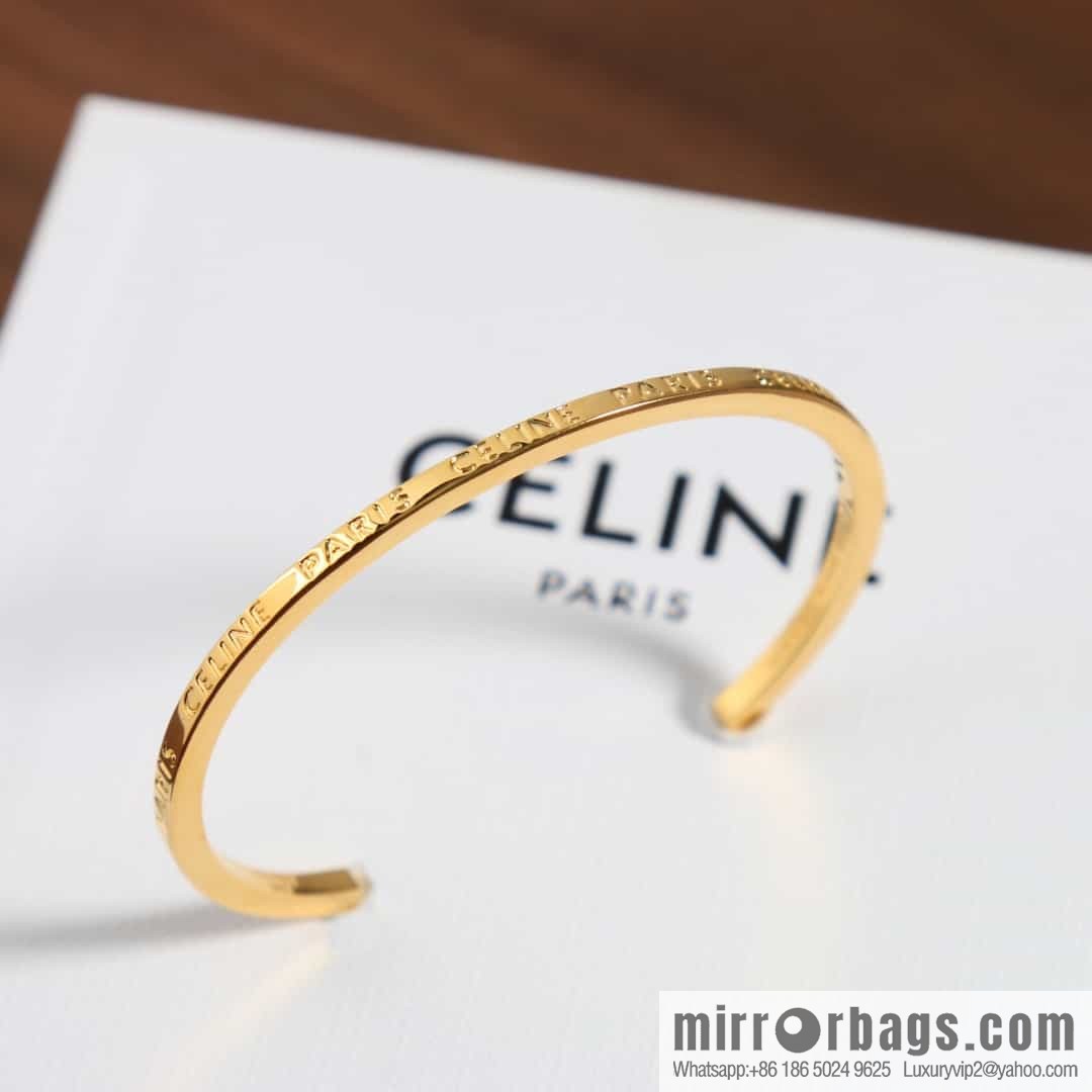 New Celine Open Letter Bracelet Bracelet