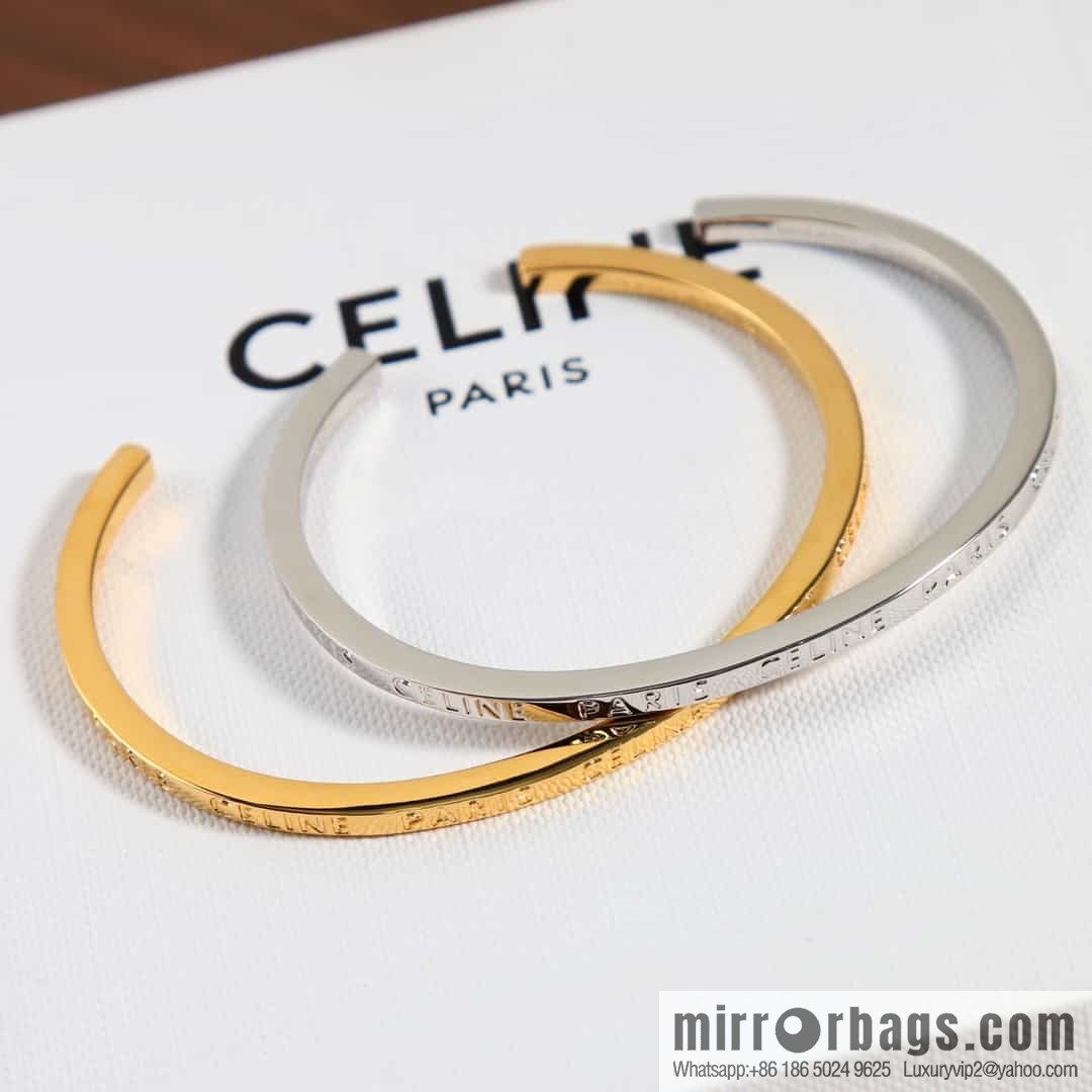 New Celine Open Letter Bracelet Bracelet