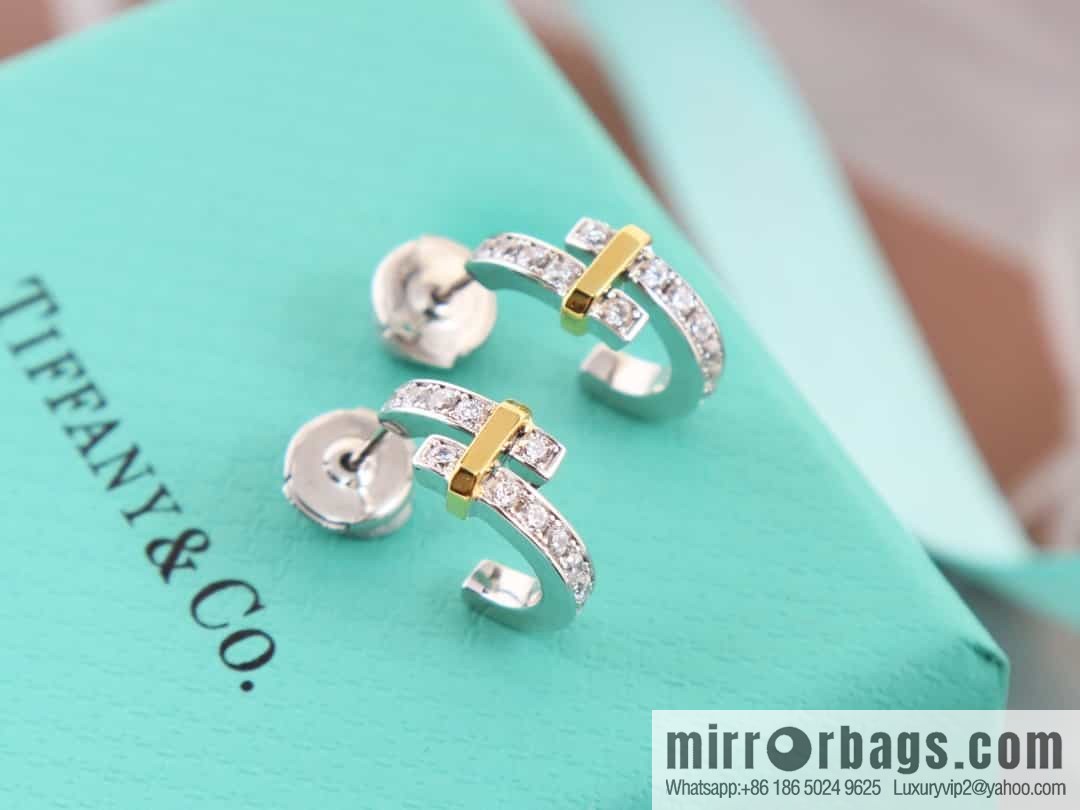 New ☑️ TIFFANY & Co. Tiffany Edge series color separation necklace, ring, bracelet, stud earrings