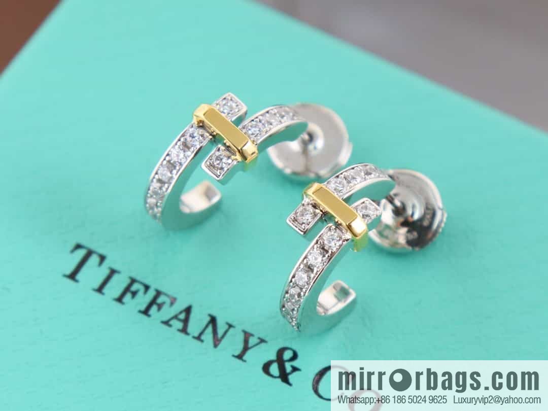 New ☑️ TIFFANY & Co. Tiffany Edge series color separation necklace, ring, bracelet, stud earrings