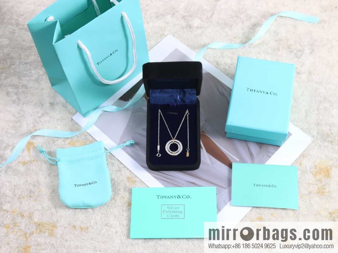 New ☑️ Tiffany & Co. Tiffany Edge Series Color Separation Necklace