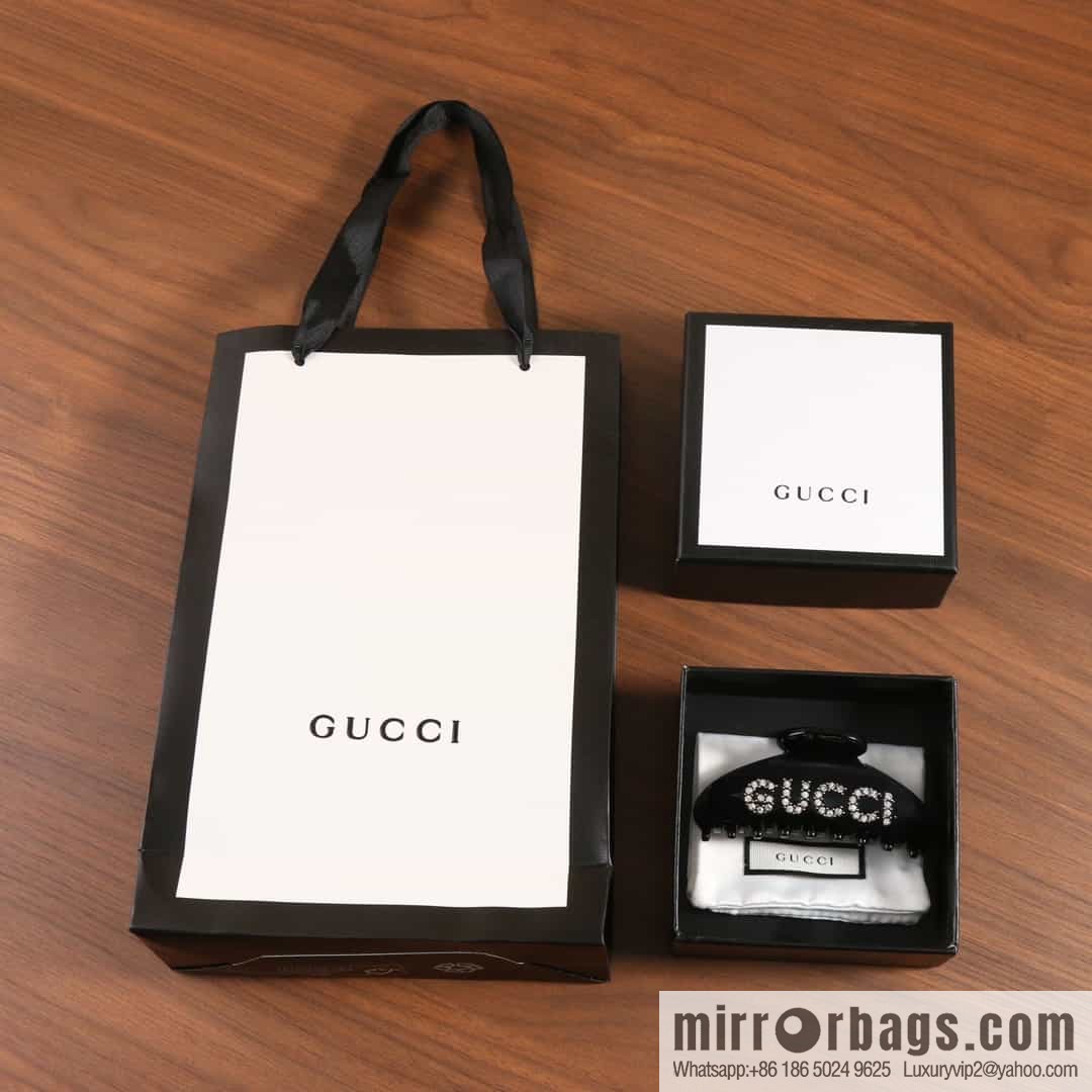 New Gucci full diamond gucci letter hairpin hairpin