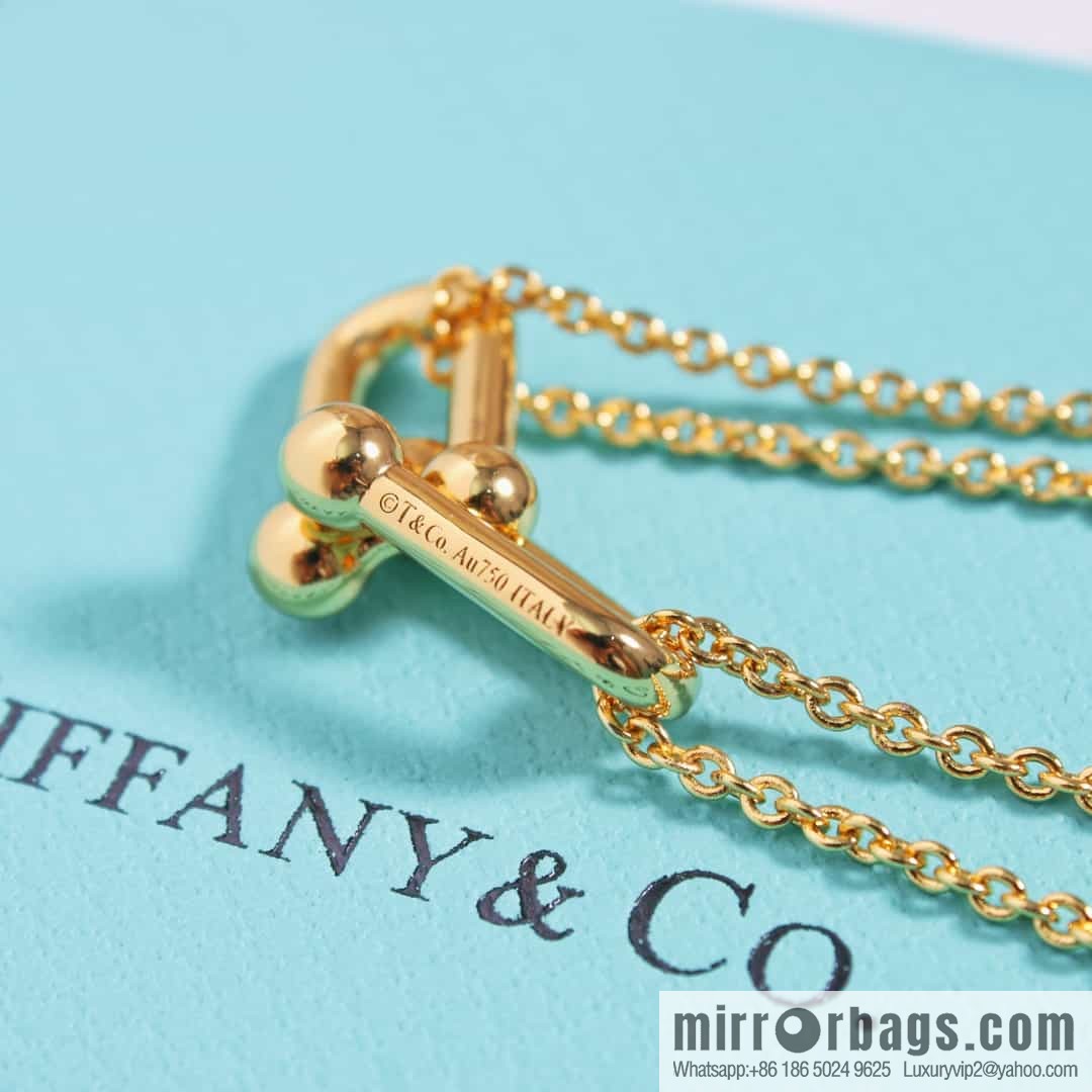 New ☑️ Tiffany & Co. Tiffany HardWear Double Ring Horseshoe Buckle Necklace