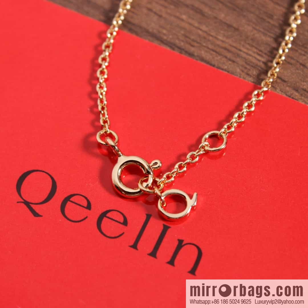 Qeelin Qixi Festival Large Safety Lock Ruyi Lock, Bracelet