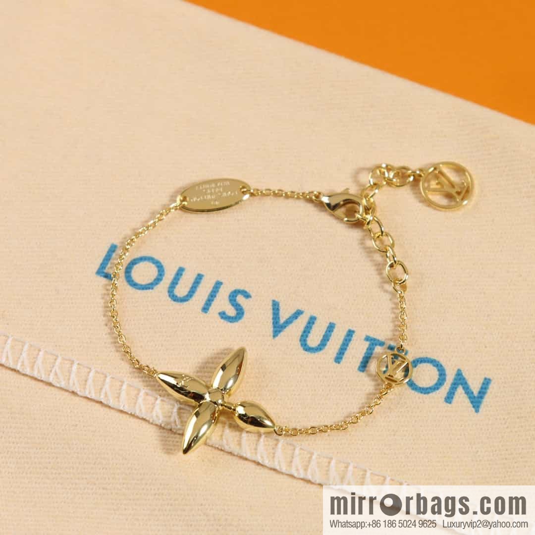 Louis Vuitton IV Floral Necklace, Bracelet