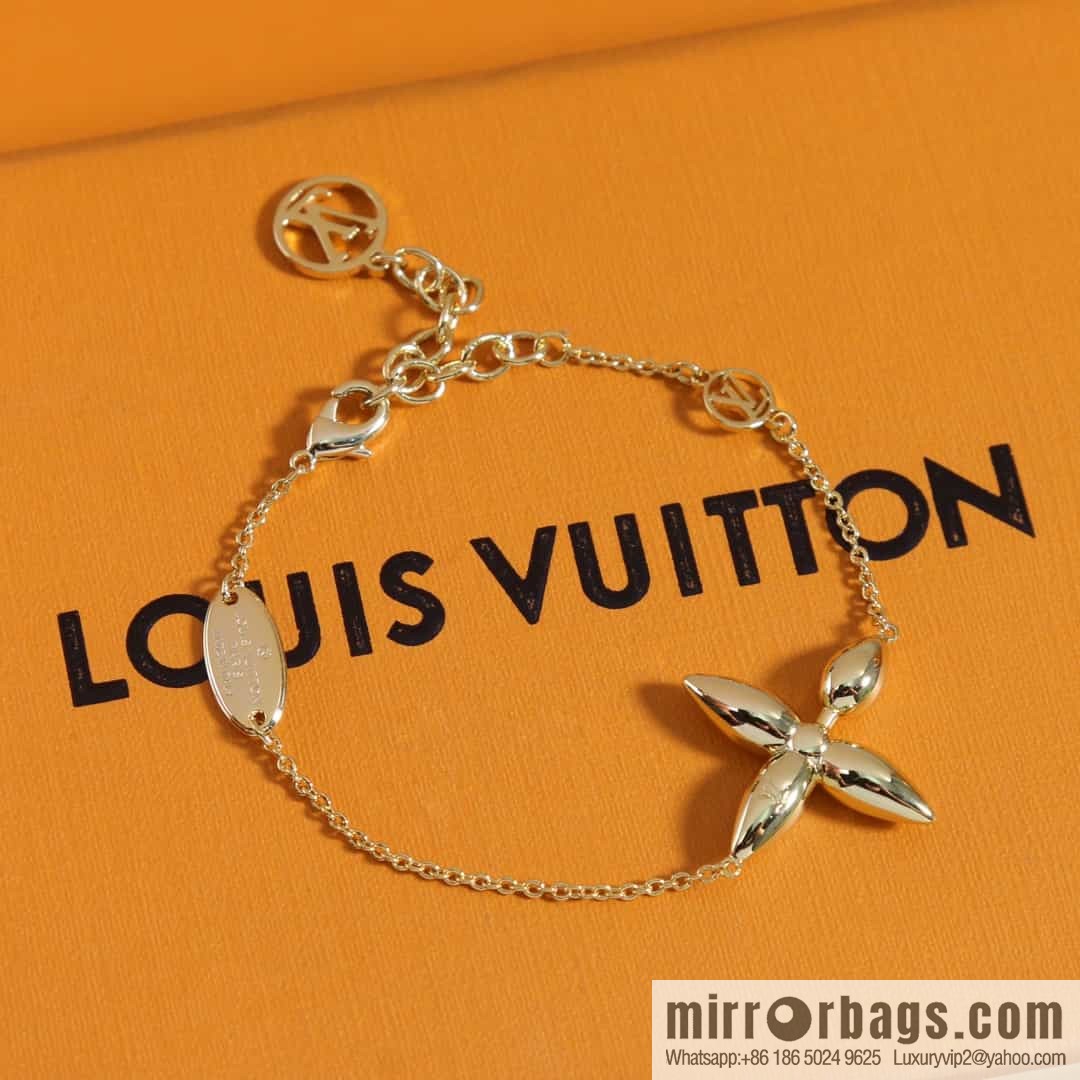 Louis Vuitton IV Floral Necklace, Bracelet
