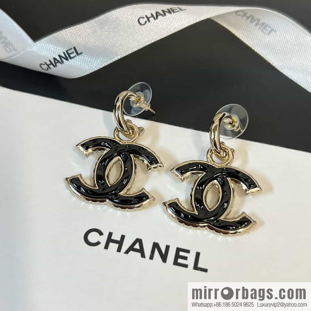 New ☑️ Chanel c2 double c stud earrings