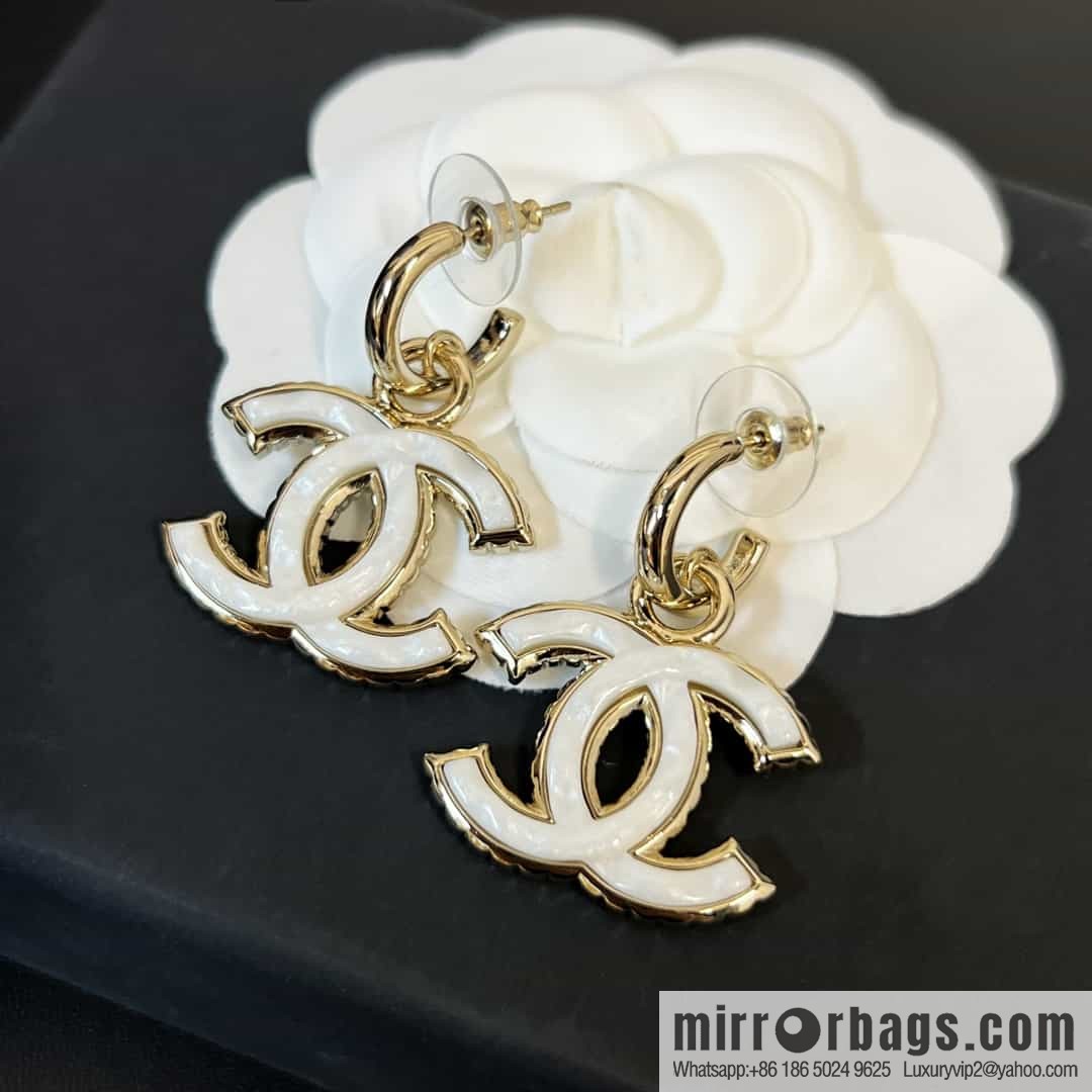 New ☑️ Chanel c2 double c stud earrings