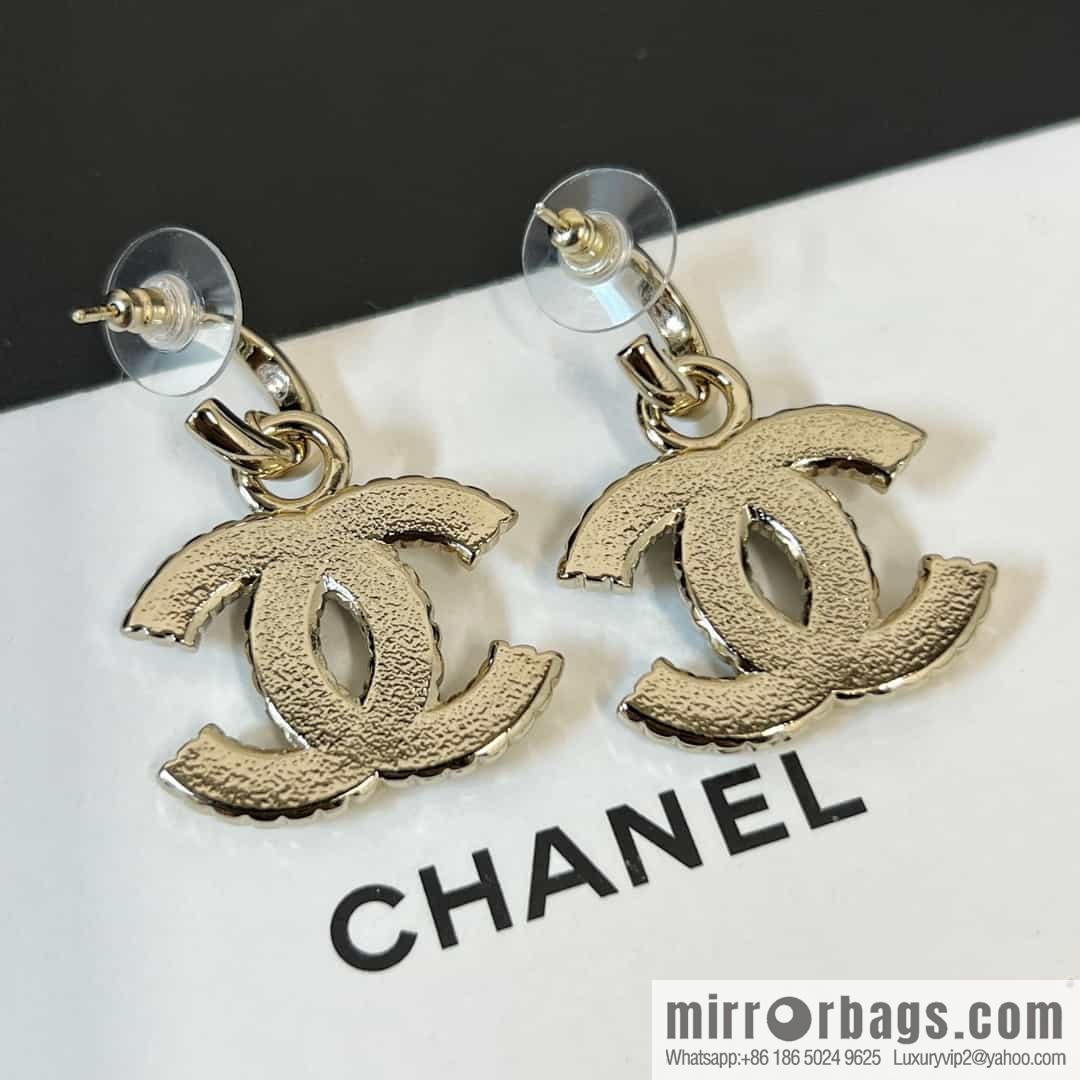 New ☑️ Chanel c2 double c stud earrings