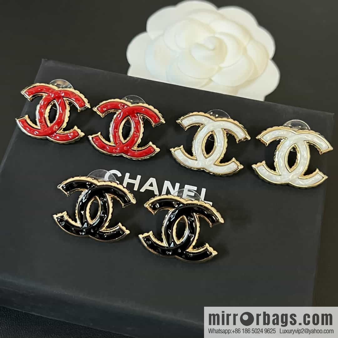 New ☑️ Chanel c1 double c oil drop stud earrings