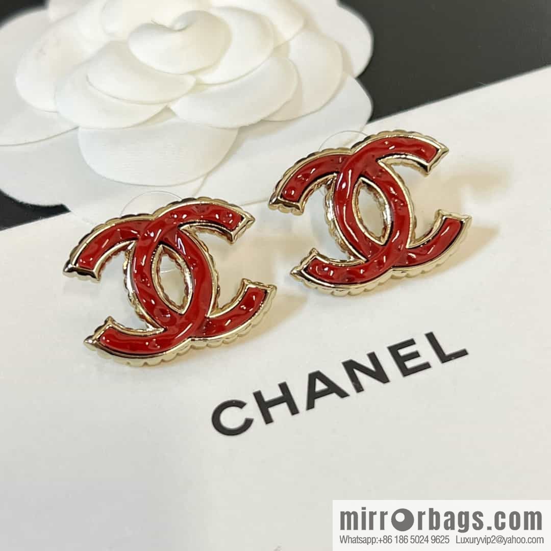 New ☑️ Chanel c1 double c oil drop stud earrings