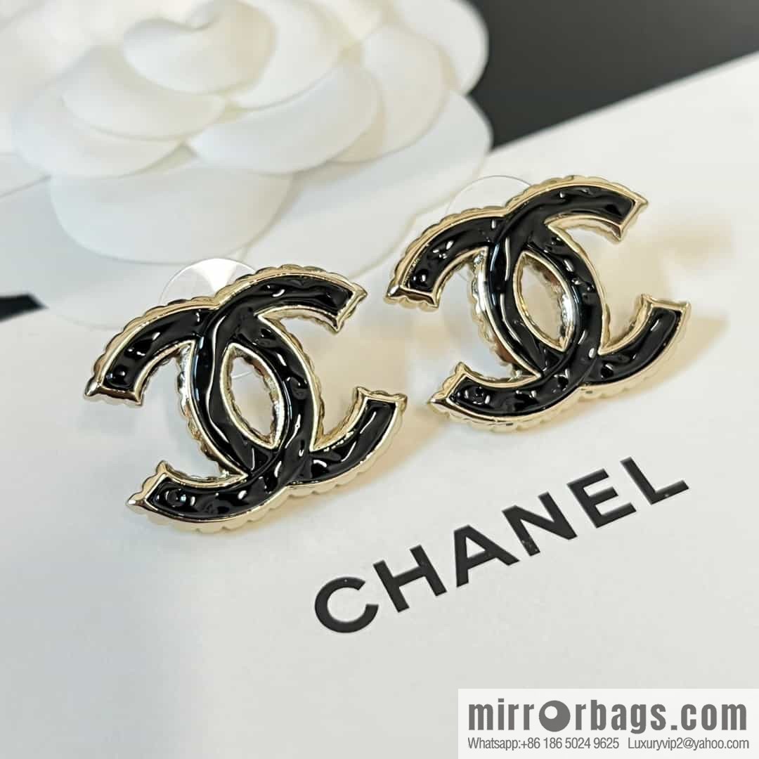 New ☑️ Chanel c1 double c oil drop stud earrings