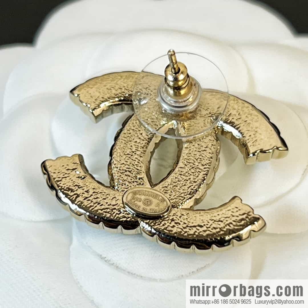 New ☑️ Chanel c1 double c oil drop stud earrings