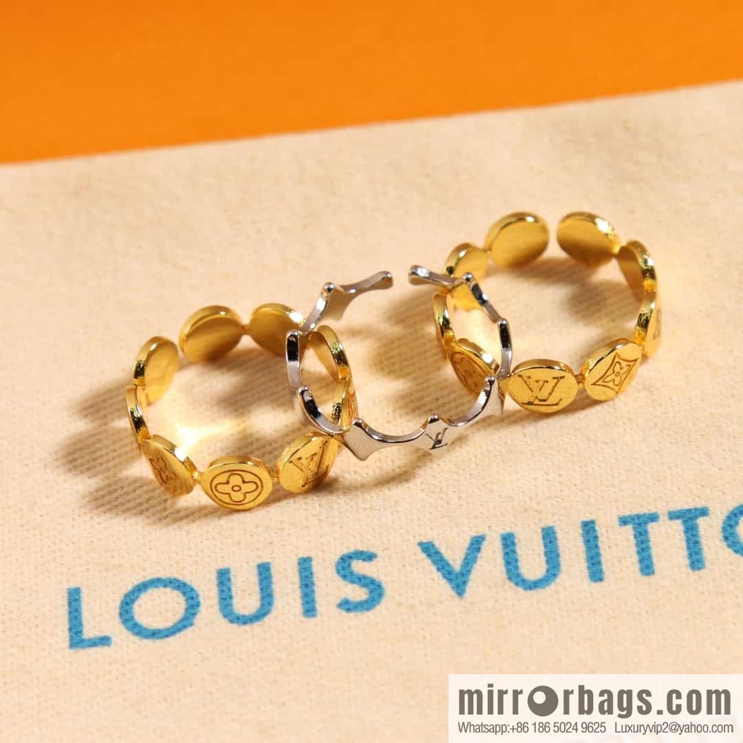 Louis Vuitton Louis Vuitton three-piece LV FUTURA ring