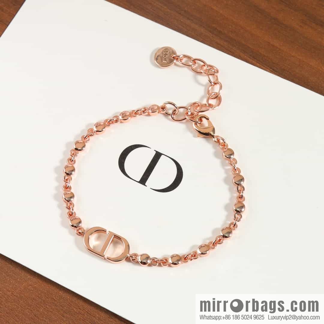 New ☑️ Dior rose gold CD necklace, bracelet