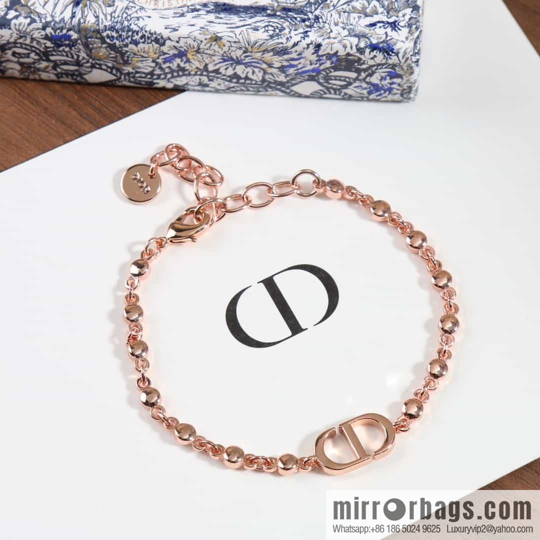 New ☑️ Dior rose gold CD necklace, bracelet