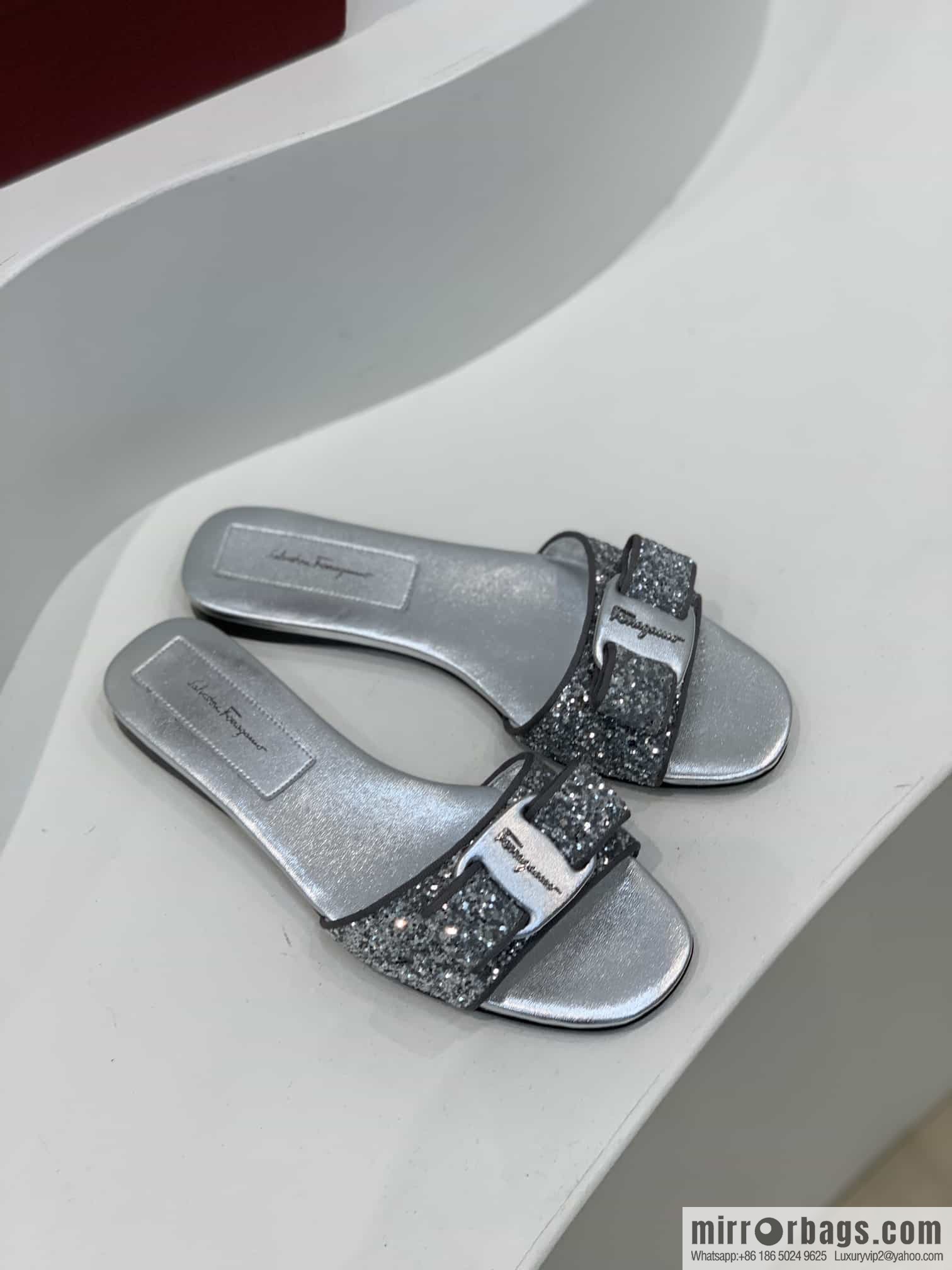 SF ✔️ salvatore Ferragamo ✔️ new sequined BlingBling slippers