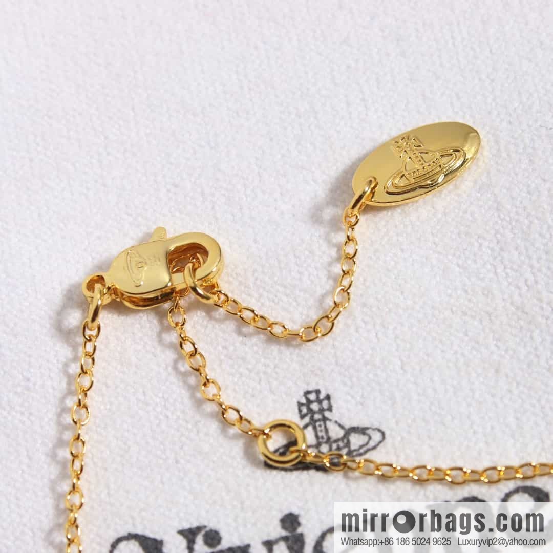 New ☑️ Vivienne Westwood Queen Mother Saturn Necklace