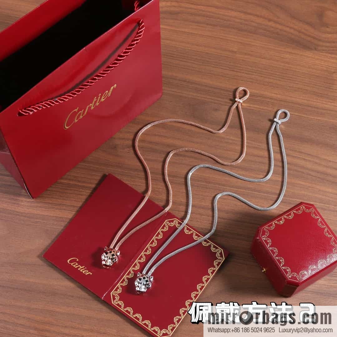 CARTIER Cartier Jungle Series Glossy Leopard Necklace