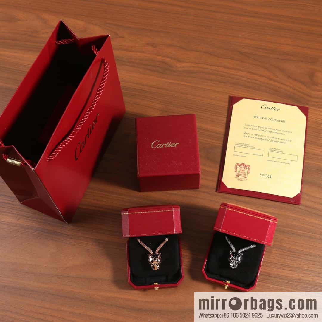 CARTIER Cartier Jungle Series Glossy Leopard Necklace