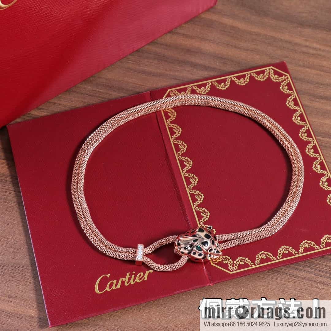 CARTIER Cartier Jungle Series Glossy Leopard Necklace