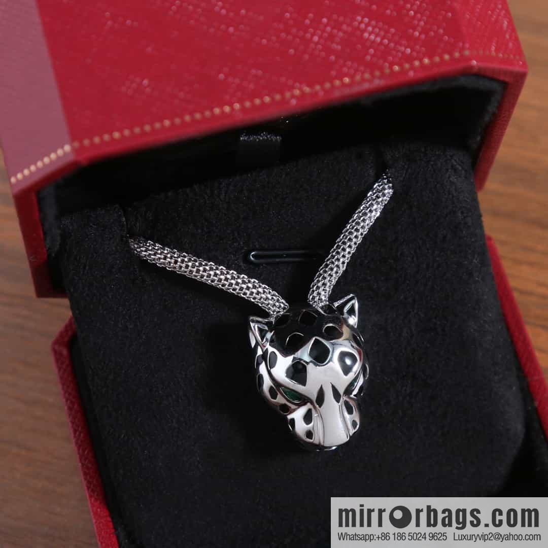 CARTIER Cartier Jungle Series Glossy Leopard Necklace