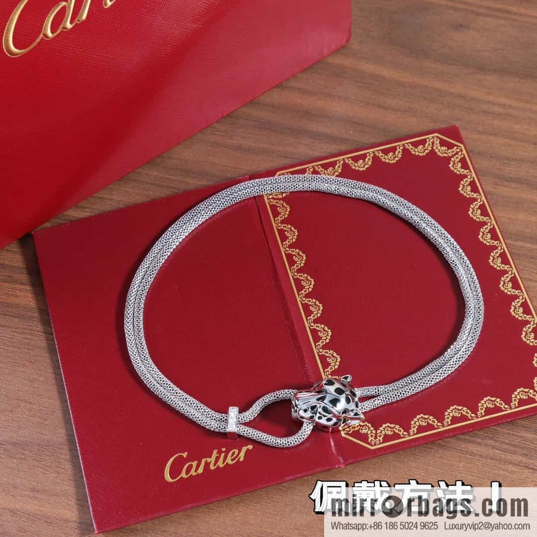 CARTIER Cartier Jungle Series Glossy Leopard Necklace