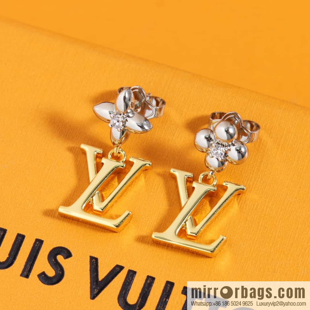Louis Vuitton LV ICONIC FLOWER floral earrings