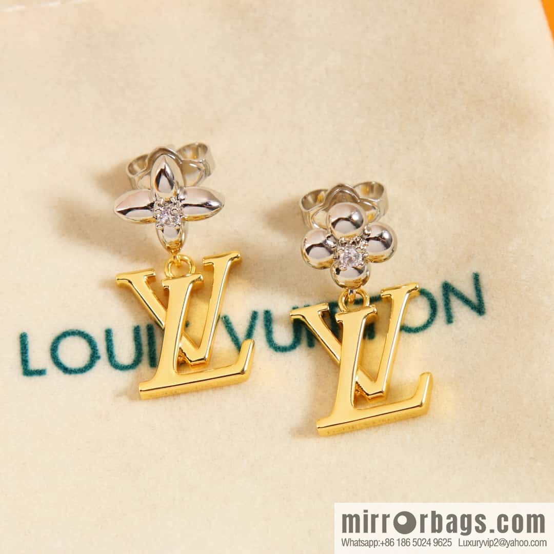 Louis Vuitton LV ICONIC FLOWER floral earrings