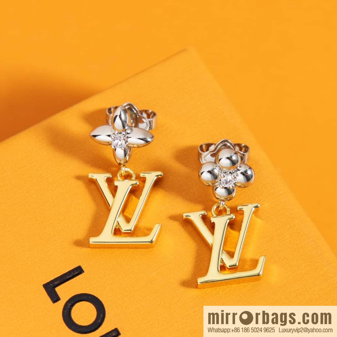 Louis Vuitton LV ICONIC FLOWER floral earrings