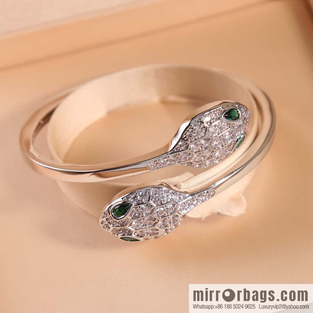 Bulgari BVLGARI latest series SERPENTI bracelet double snake head bracelet