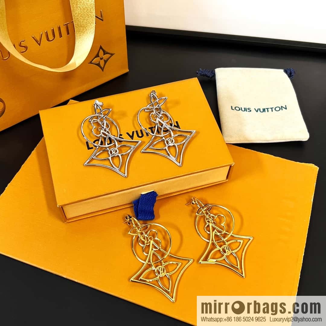 Louis Vuitton Louis Vuitton LV TWIGGY Floral Earrings