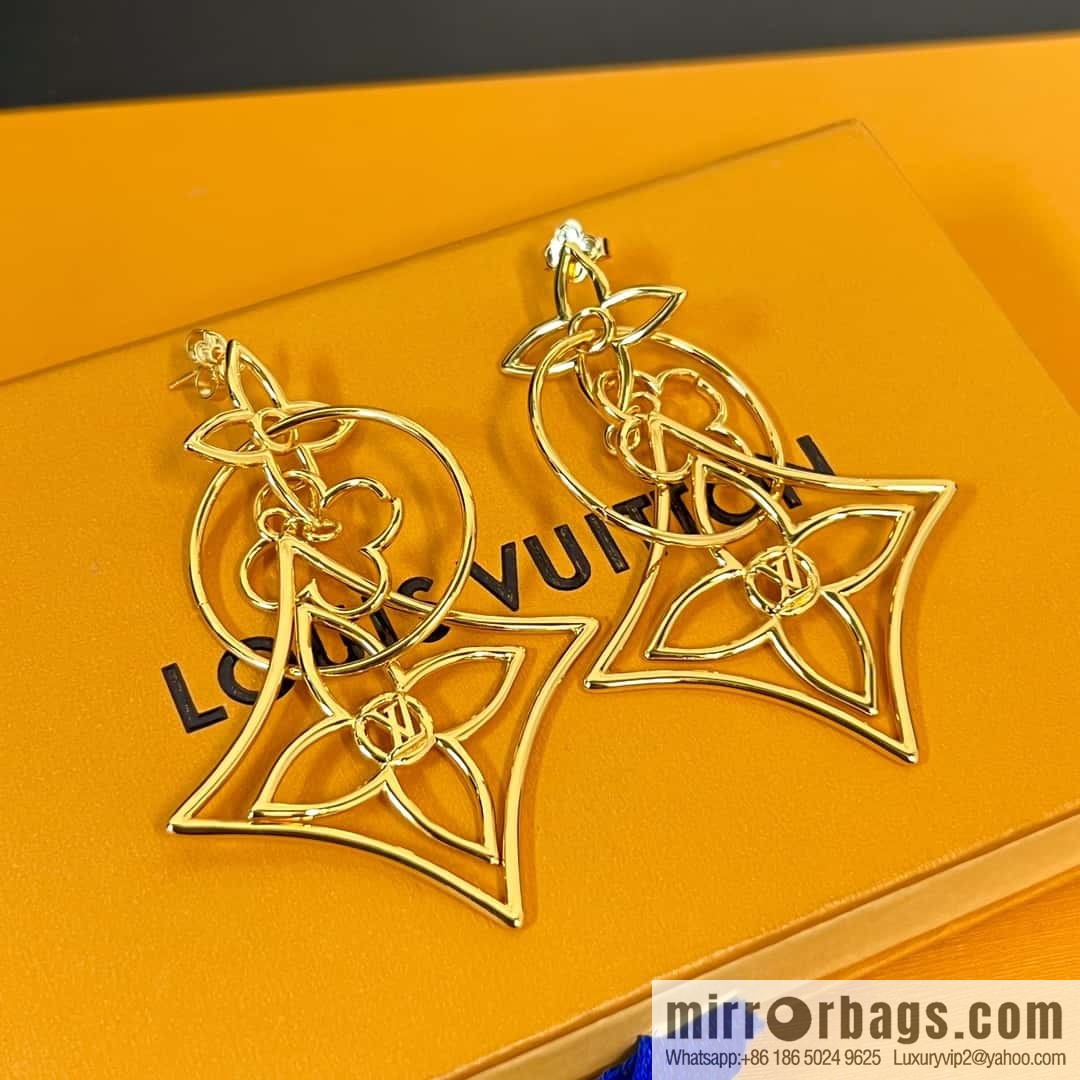 Louis Vuitton Louis Vuitton LV TWIGGY Floral Earrings