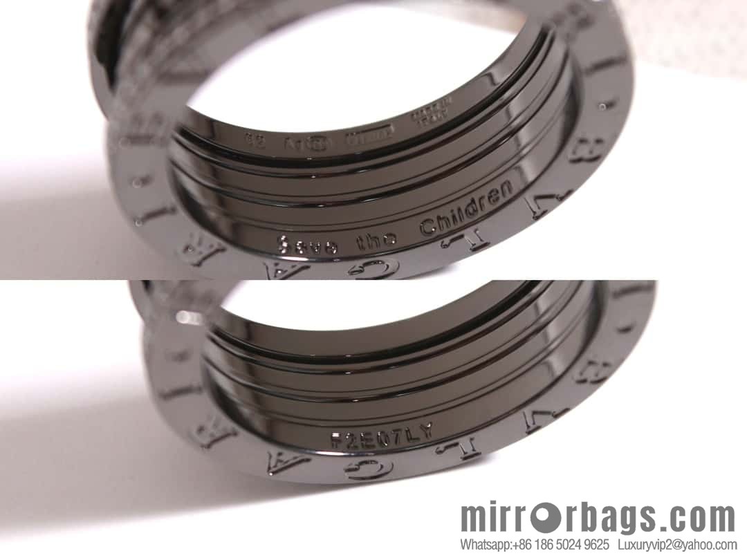 BVLGARI's new double-row diamond black willow ring